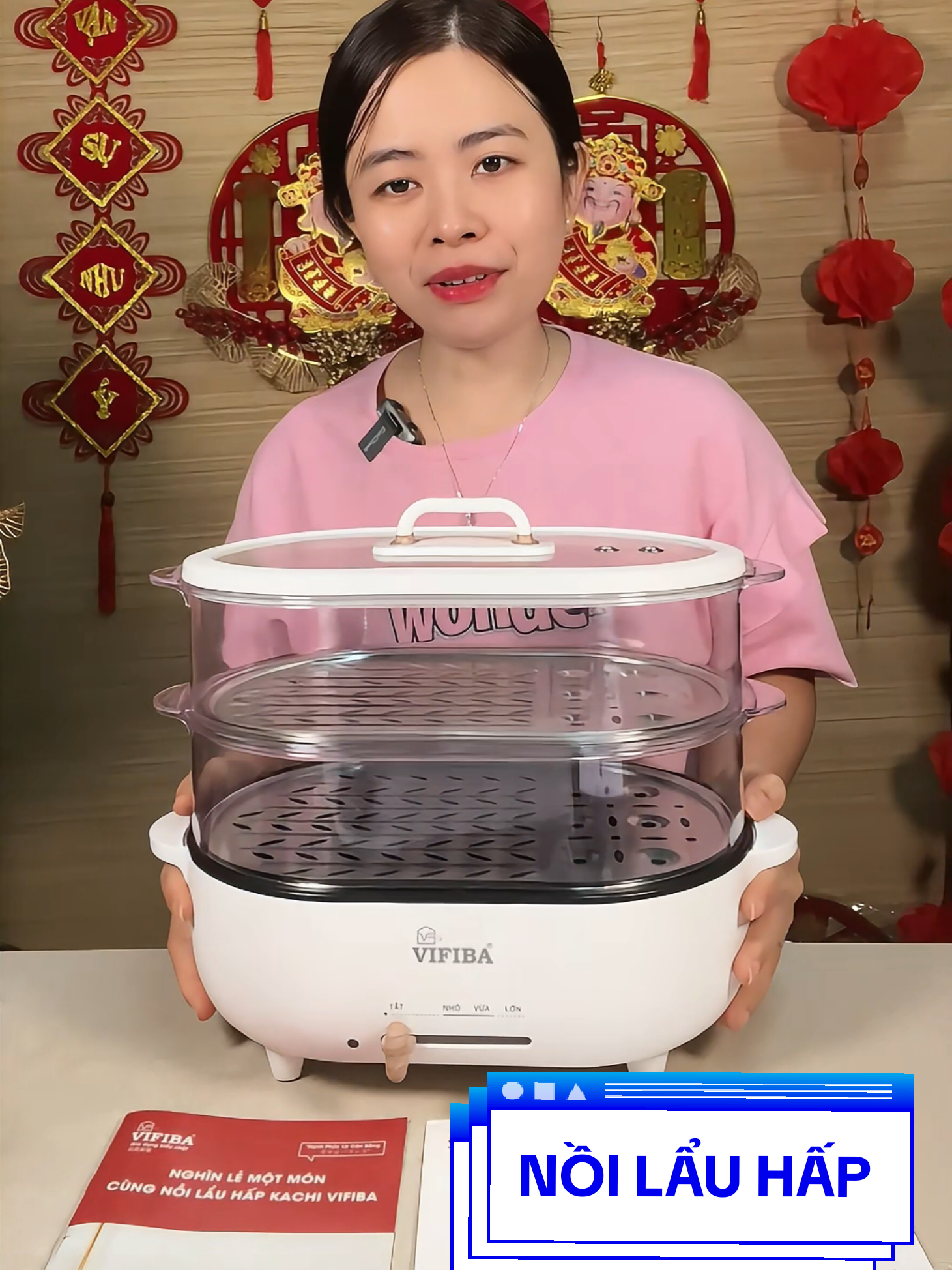 Nồi lẩu hấp Vifiba 15 lit, bảo hành 25 tháng #cuocsongtoi #giadung #giadungtienich #giadungthongminh #noihap #noihapvifiba #nauan 