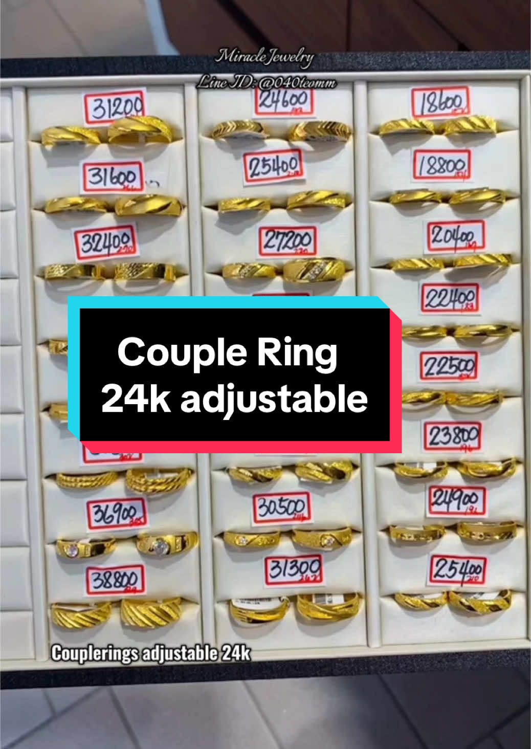 24k Couple Ring adjustable  onsale price..inbox sa interested mag layaway wlang interest free shipping cod.#taiwanphilippines🇵🇭🇹🇼 #kabayan #pinoytaiwantiktokers🇵🇭🇹🇼 #pinoytaiwantiktokers🇵🇭🇹🇼 #taiwanofw🇵🇭🇹🇼 #tiktokviral #trending #viral #tiktokerist #pinoytaiwantiktoker #taiwanofw🇵🇭🇹🇼 #taiwanpinoytiktoker🇹🇼🇵🇭 #tiktokviral #trending #viral #tiktokerist #pinoytaiwantiktoker #24k #taiwan🇹🇼🇵🇭philtiktokers #miraclejewelry真愛奇蹟珠寶💎 