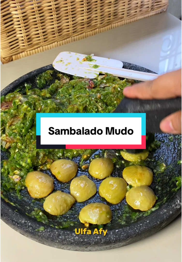 Sambalado Mudo Jariang‼️ btw sorry suara aku ilaaang🥹 #sambalado #sambaladomudo #masakanminang #ulfaafy