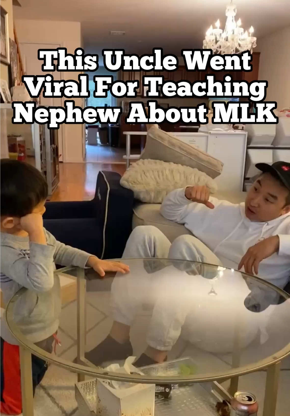 “This Uncle Went Viral For Teaching Nephew About MLK” -Buzzfeed This went viral 3 years ago… I would remake it but sometimes it’s best not to remake what’s pure. Happy Martin Luther king jr day yall!! 🙏🏼❤️ #MLK #MLKDay #martinlutherkingjr