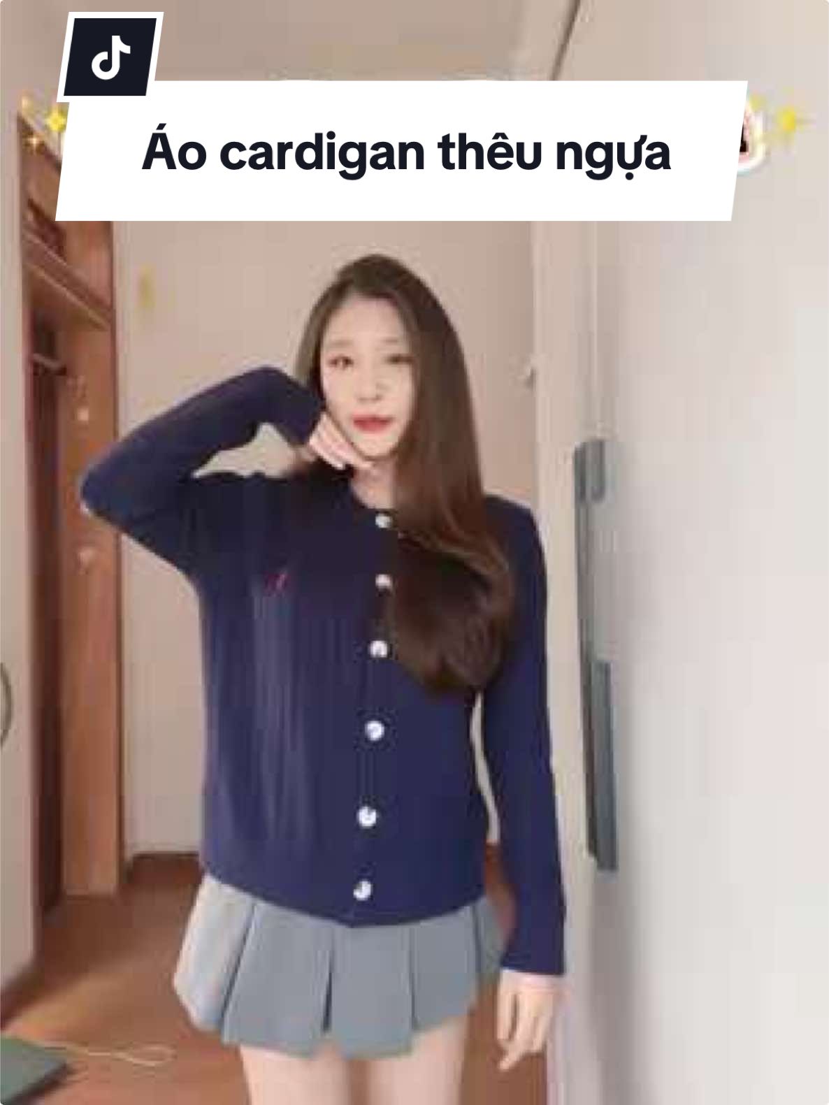 Sắm mặc tết thui #aocadigan #aolentheungua 