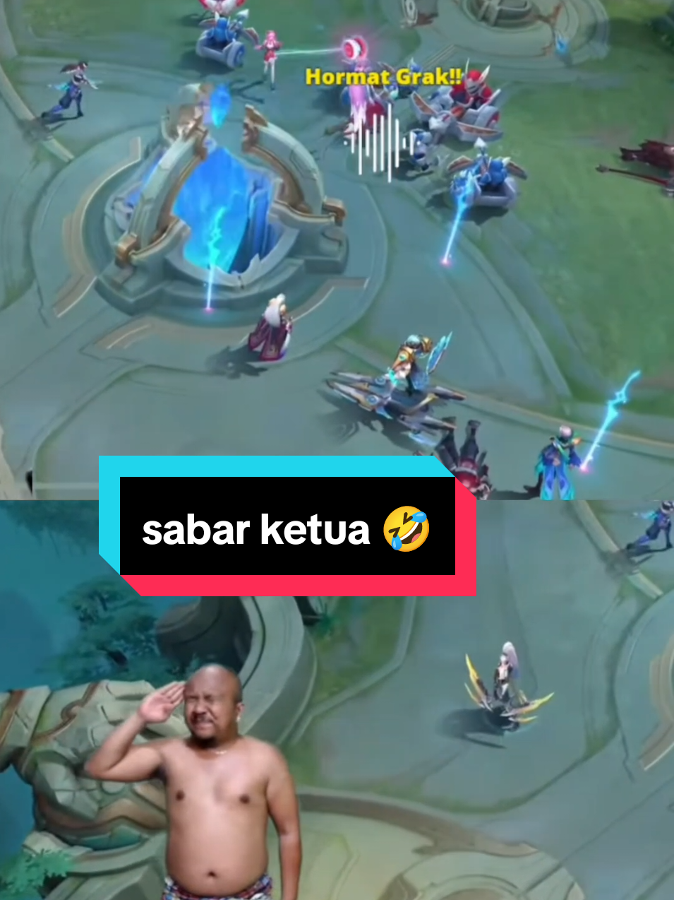 Hormat gerak😂🤣 #MLBB×HUNTERHUNTER #MobileLegendsBangBang #mlbbnewskin #pascoll #fyp 