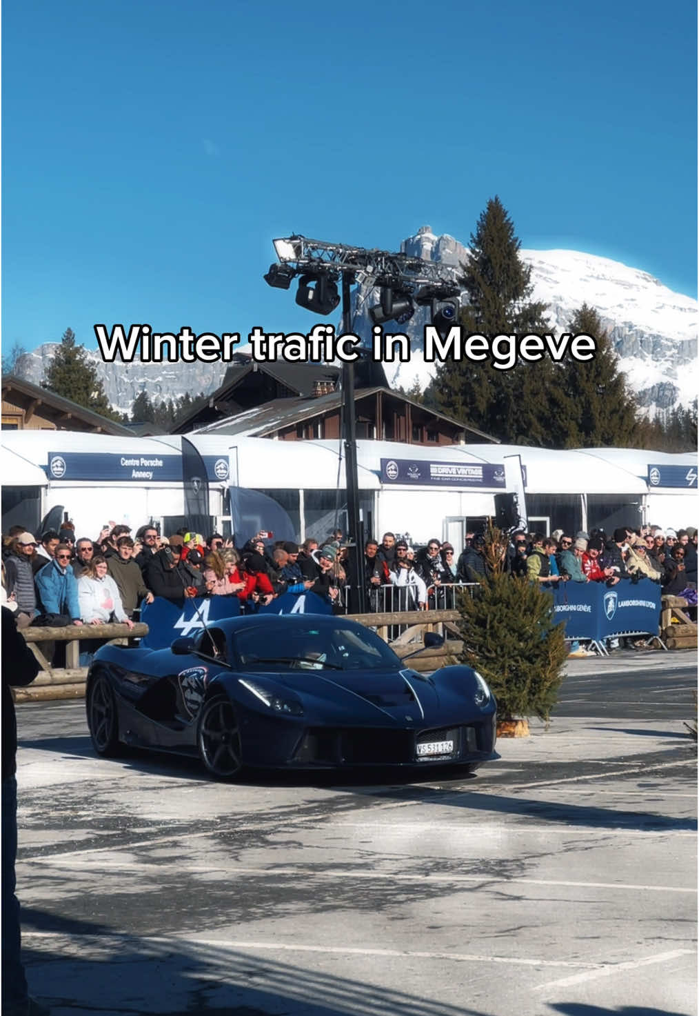 Cette ville……🫶🫶 #megeve #bugatti #chiron #senna #812competizione #laferrari #kimera #lafitte #sian #lyonsupercar #carspotting 