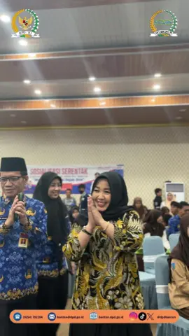 Anggota Dewan Perwakilan Daerah Republik Indonesia (DPD RI) Provinsi Banten, Hj. Ade Yuliasih, S.H., M.Kn., berkesempatan menghadiri undangan sebagai narasumber dalam kegiatan Sosialisasi Serentak Edukasi Antikorupsi yang diselenggarakan di Provinsi Banten dengan tema “Melawan Korupsi Sejak Dini.” Acara ini dilaksanakan di Inspektorat Provinsi Banten pada hari Jumat, tanggal 17 Januari 2025, dengan tujuan memberikan pemahaman dan pengetahuan mendalam kepada peserta tentang pentingnya pemberantasan korupsi sejak usia dini sebagai bagian dari upaya menciptakan budaya integritas di masyarakat. #dpdri #dpd #mprri #dprri #senayan #fyp #dpr #dprlive #banten #dpdri2024 #mpr #fypシ゚viral #fypp #dewan #foryoupageofficiall 