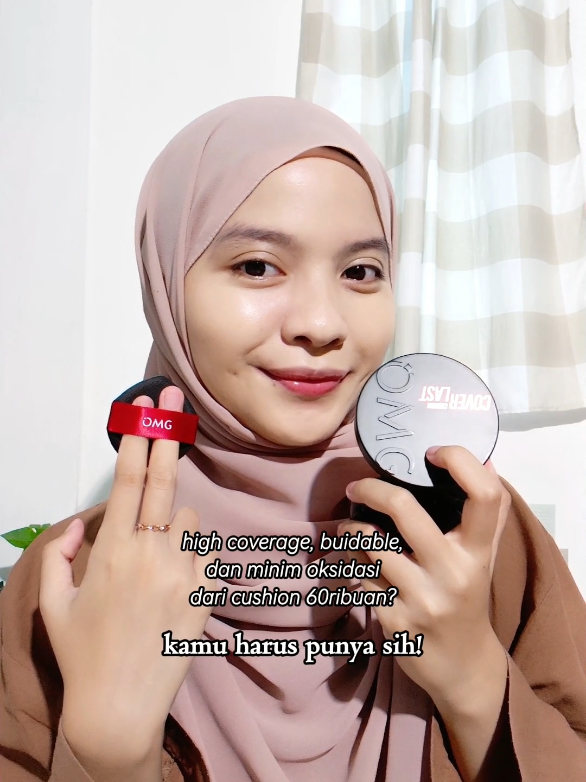 emang boleh se-flawless ini dari #cushion yang harganya ramah dikantong?! bener bener ya #ohmyglam kalo punya produk selalu gongs sih!!! 😭💗✨ #omgcoverlastcushion #omgcushion #cushionviral #makeup #BeautyTok #reviewjujur 