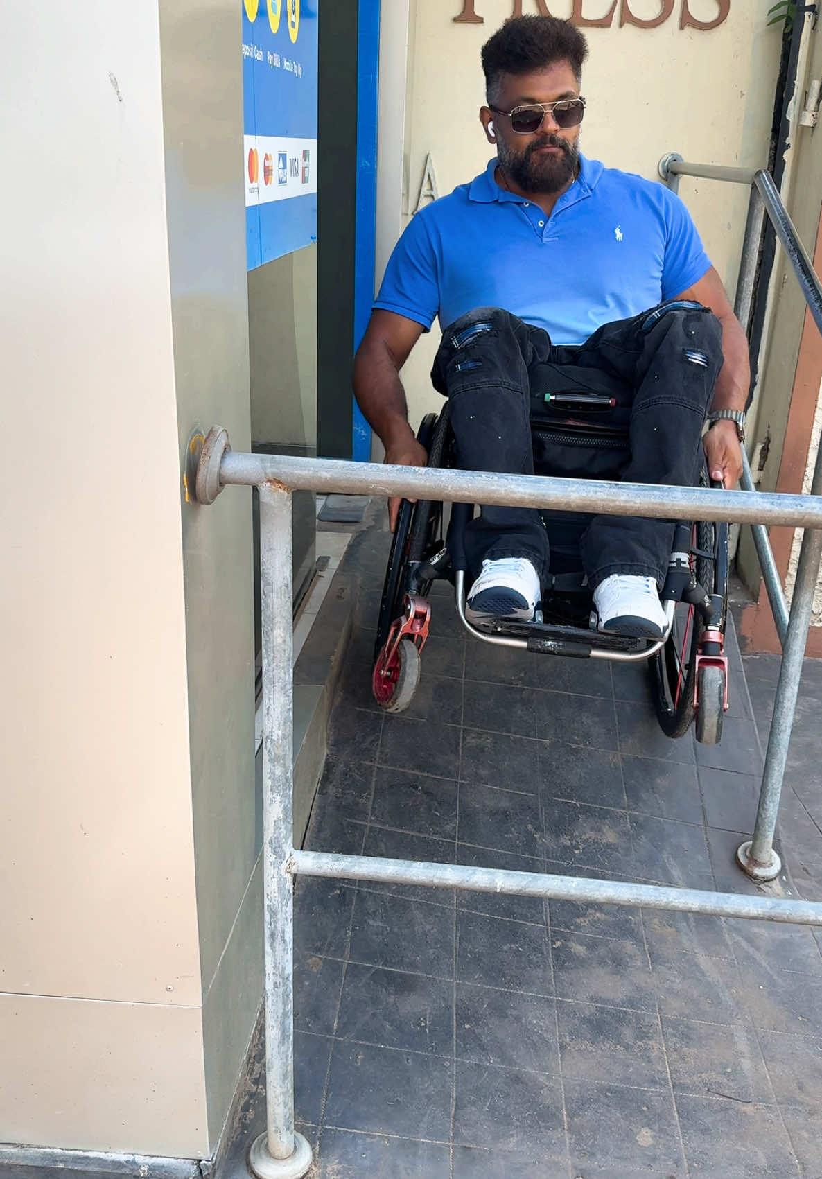 No useful of the wheelchair Ramp- no an easy access.. 🧐😪😞#judeajith #gg99 #fyp #jaffna 