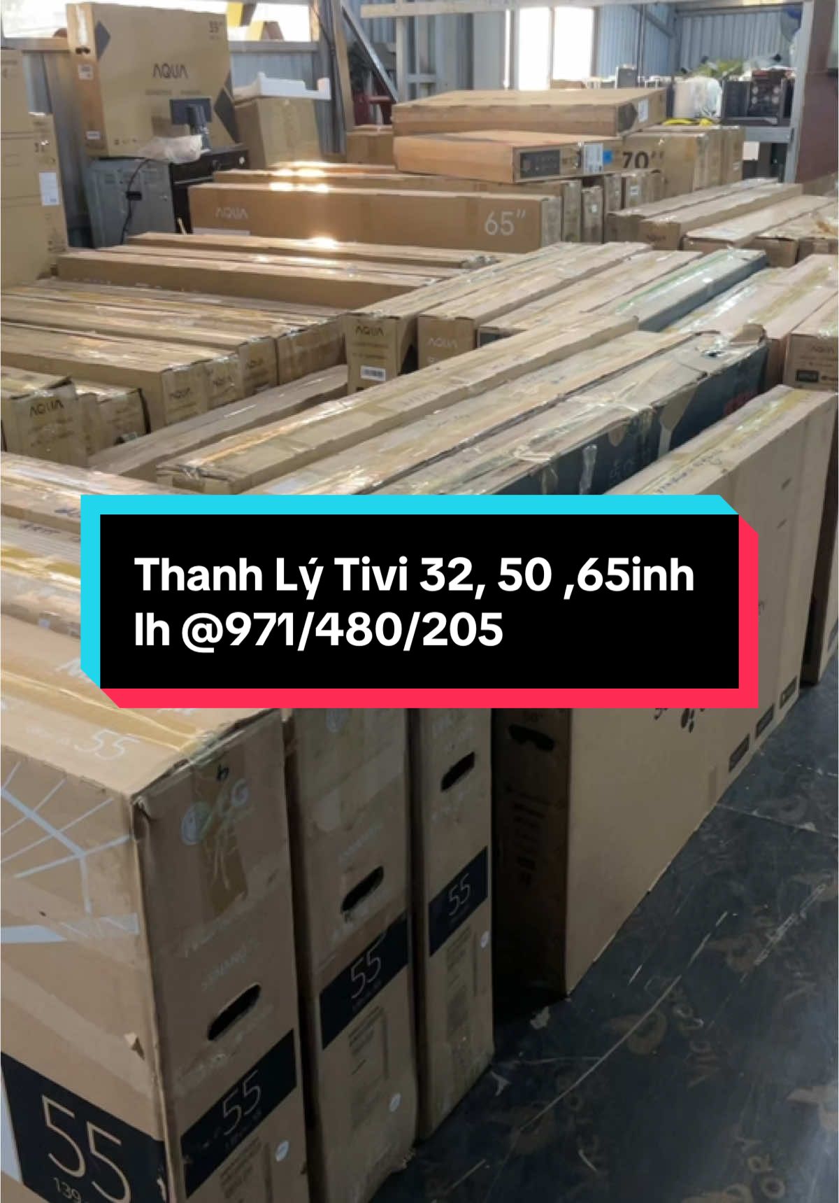 Tivi aqua và TCL 32inh ,43inh ,50inh ,65inh và 75inh #docutranhung #lh971/480/205#tivigiare 