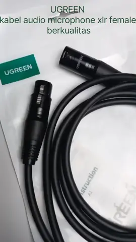 UGREEN kabel microphone berkualitas xlr female #kabelmic #microphone #xlr #mic #cable #kabelberkualitas #kabelaudio #cableaudio 