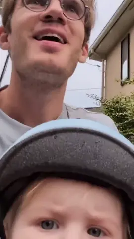 Bjorn’s first bike ride!! #fyp #pewdiepie #funnyvideo #viral