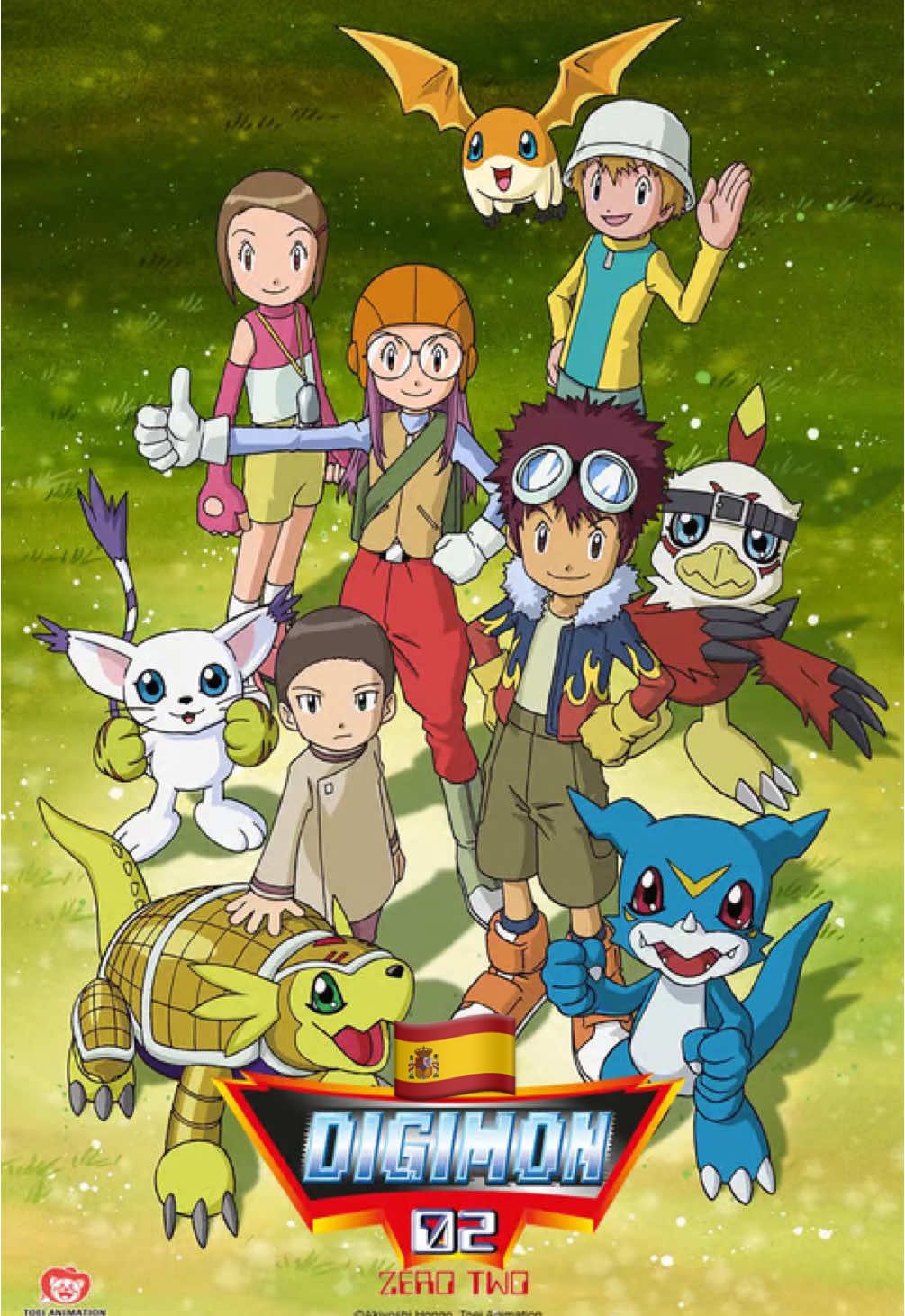 OPENING DIGIMON 02 CASTELLANO🇪🇸 #digimon #digimonadventure #manga #spain 