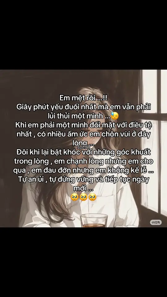 Đôi khi bật khóc với những góc khuất trong lòng… 😔😔#tamtrang 