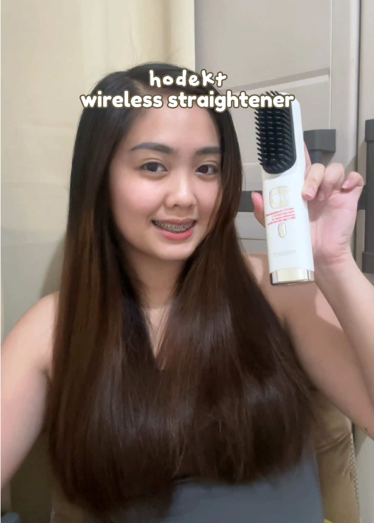 no wire needed to straighten my hair 💁‍♀️👀 #hodekt #hodektph #hodektfam #hairstaightener #hodekthairstraightener #fyp