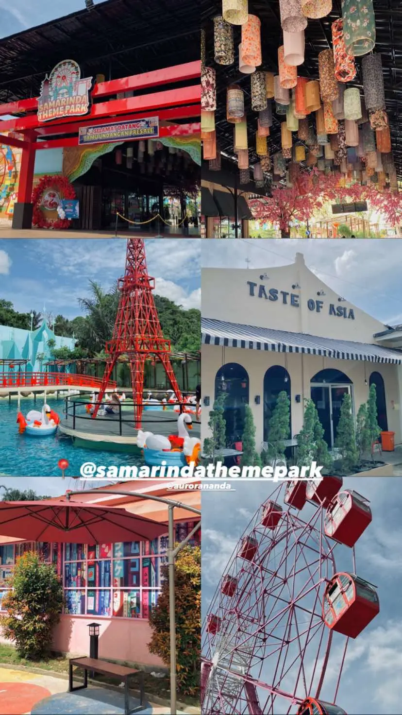 📍@SAMARINDA THEME PARK Jl. D.I Panjaitan Depan Terminal Lempake  Senin - Jum'at : 14:00 - 22:00 Sabtu & Minggu : 09:00 - 22:00  Tempat wisata dengan konsep yang berbeda vibes vibes ala jepangg gitu guyss , dengan berbagai macam wahanaaa versi dufannn xixixixixi  dannn spot spottt foto yg aesteticcc🤪🤪🫵🏻 buruan gas sih kesana langsung !  ajak doi , keluarga , dan persepupuan