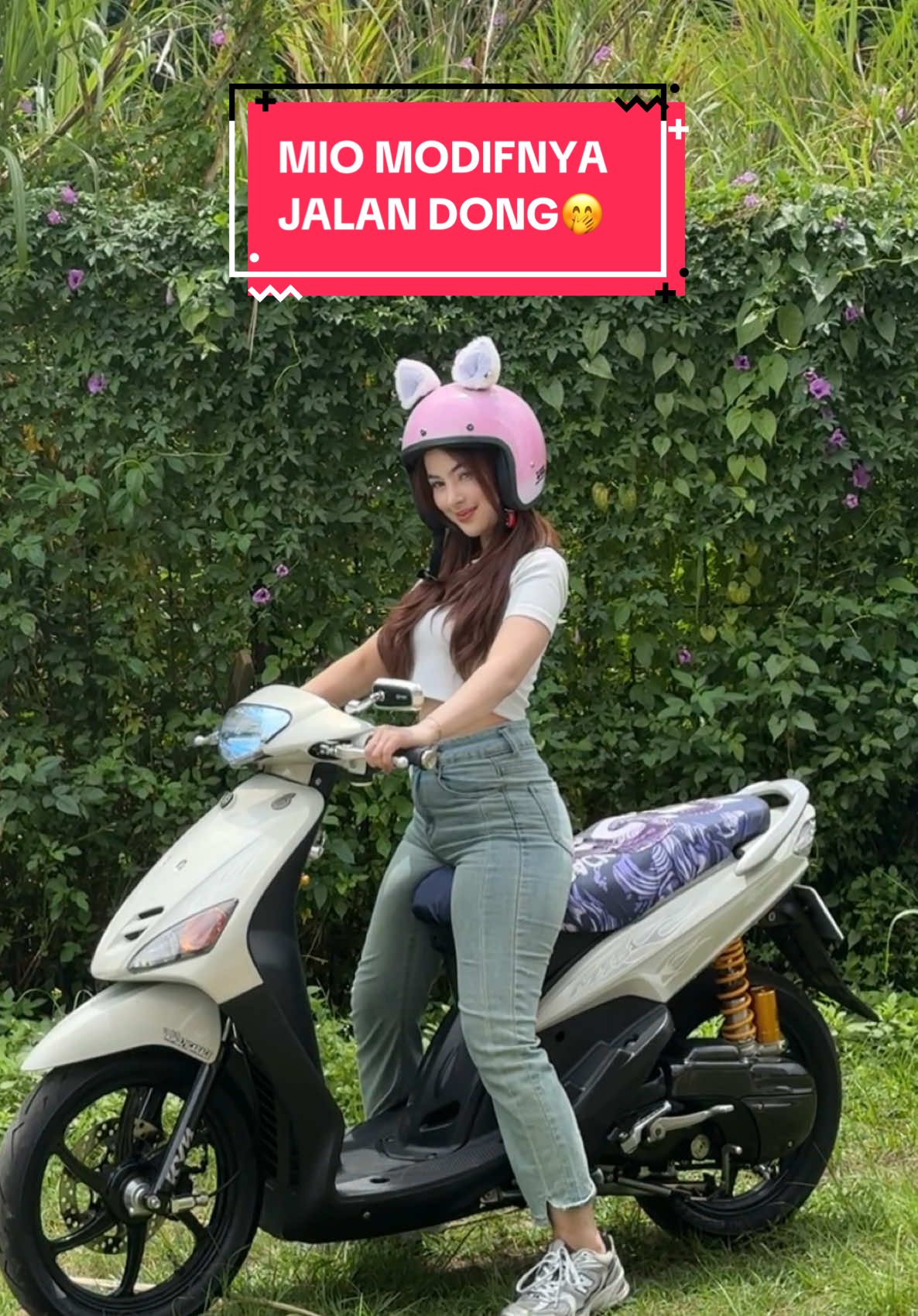 Ehehhe biar gak rusak @novidamata 😆🤭 #miomodif #miomodifikasi #balap #motor #motorcycle 