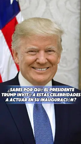 ¿Sabes por qué el presidente Trump invitó a estas celebridades a actuar en su inauguración?#fyp#celebrity#usa_tiktok#foryou#trump