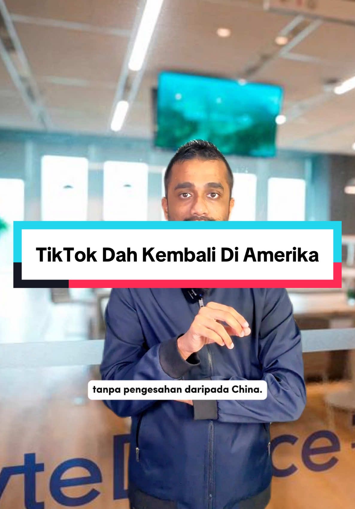 Amerika sekarang kena cari jalan baru untuk menentukan kedudukan mereka. TikTok dah nyatakan mereka takkan jual. Dan taktik buli Amerika langsung tak membawa hasil kerana TikTok sendiri tutup perkhidmatan pada 19 Januari. Tapi bila Donald Trump bagi jaminan, baru TikTok kembali. #tiktok #tiktokban #donaldtrump #donaldjtrump #trump #isudunia #geopolitik 