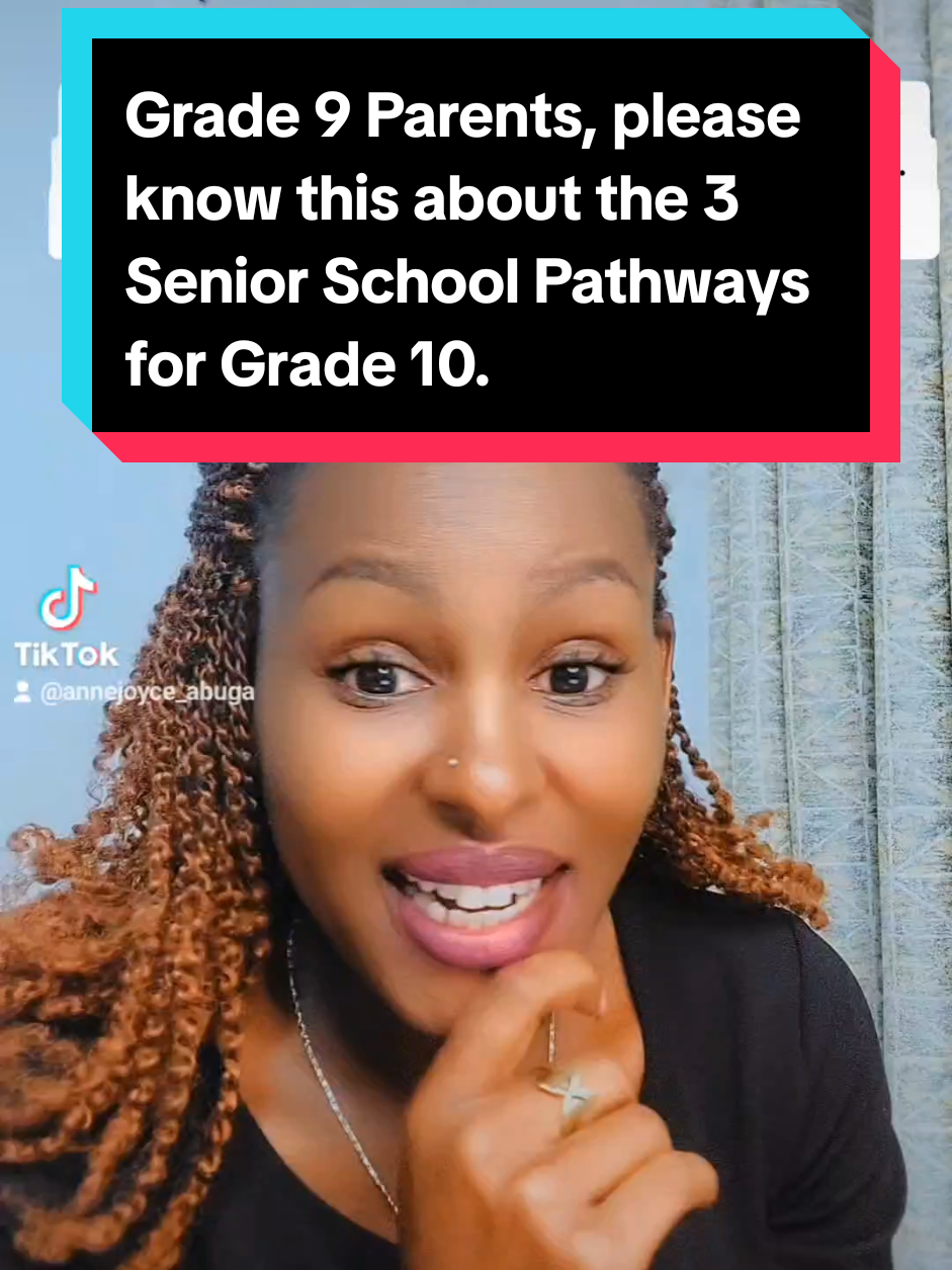 ~ Grade 9 parents the pathways are a very serious determination of the future we are preparing our children for. Therefore,make sure that you are very much aware of the 3 pathways which are: 1. Arts and Sports Science Pathway 2. Social Sciences Pathway 3. Science, Technology, Engineering  and Mathematics (STEM).  Beyond this they still have to choose one of the 9 tracks. Please make sure your child makes the right cchoice.The role of parents and teachers is to advocate for the right choice in pathway. This is too serious please take note.  #fyp #teachersoftiktok  #teaching #learning #growing #cbc #schoollife #schoollife #CapCut 