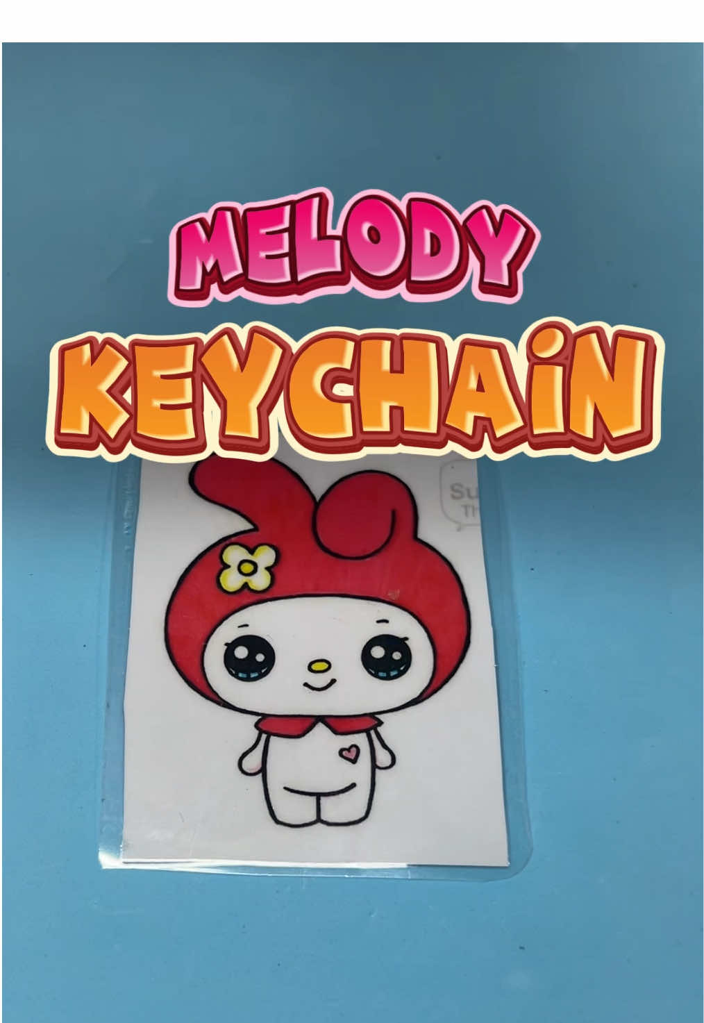 DIY Melody keychain with 3D Pen #sanrio #3dpen #kuromi 