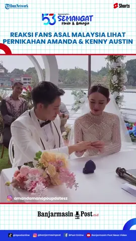 Lihat Amanda Manopo dan Kenny Austin di Pelaminan, Fans Asal Malaysia Rela Pakai Kebaya: Bawa Angpau #amandamanopo #kennyaustin