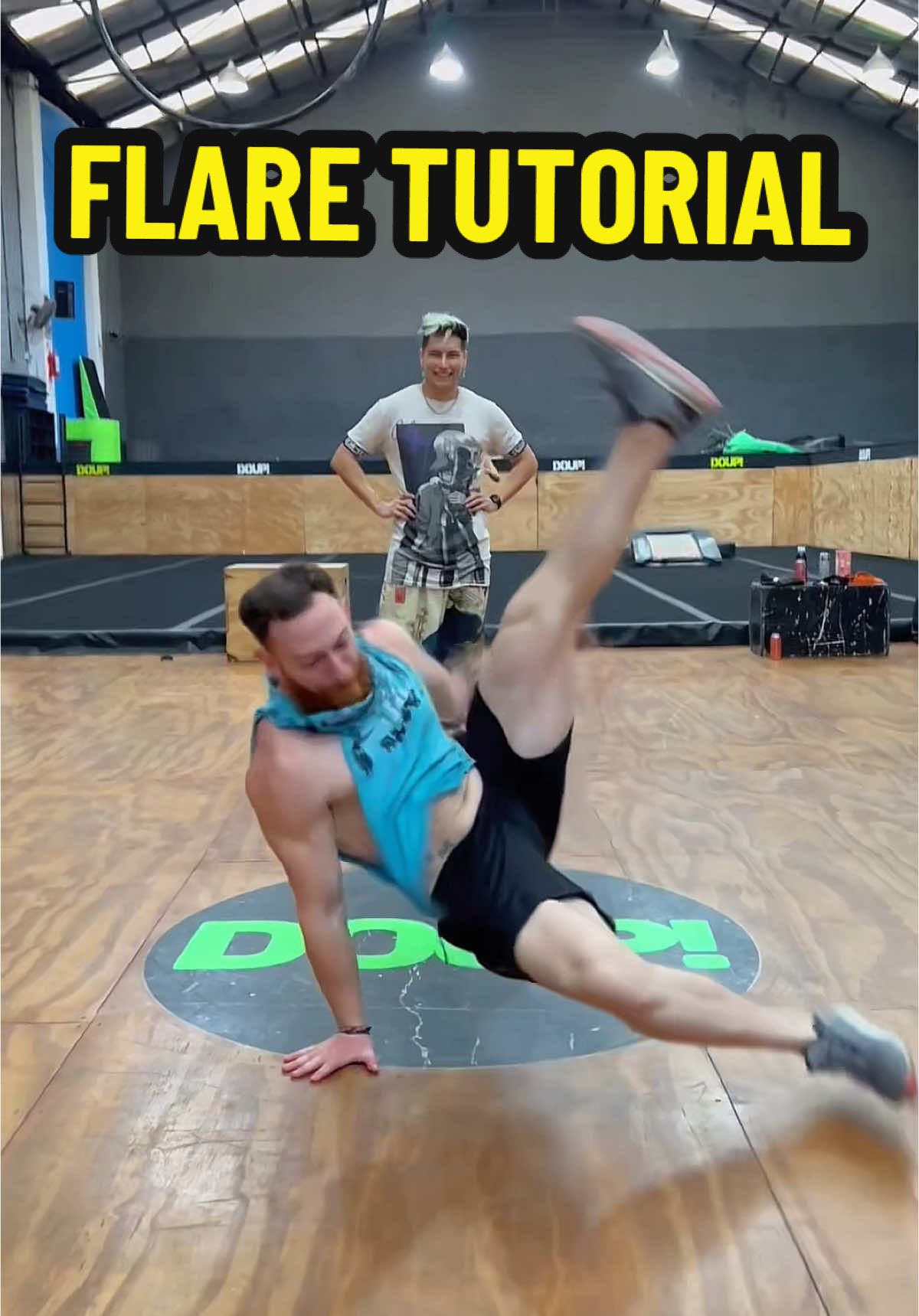 Cómo entrenar tus Flare para competir de Breaking #TikTokDeportes #gymnastics #powermoves #bboy 