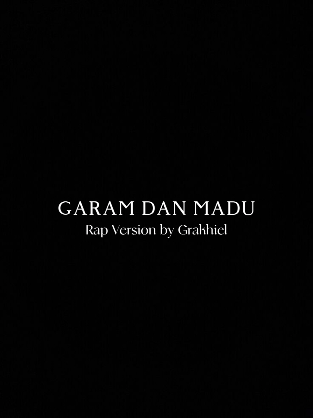 versi ini lebih candu🎧😌 #garamdanmadu #rap #lyrics #earphone #volumeup #songlyrics🎧 