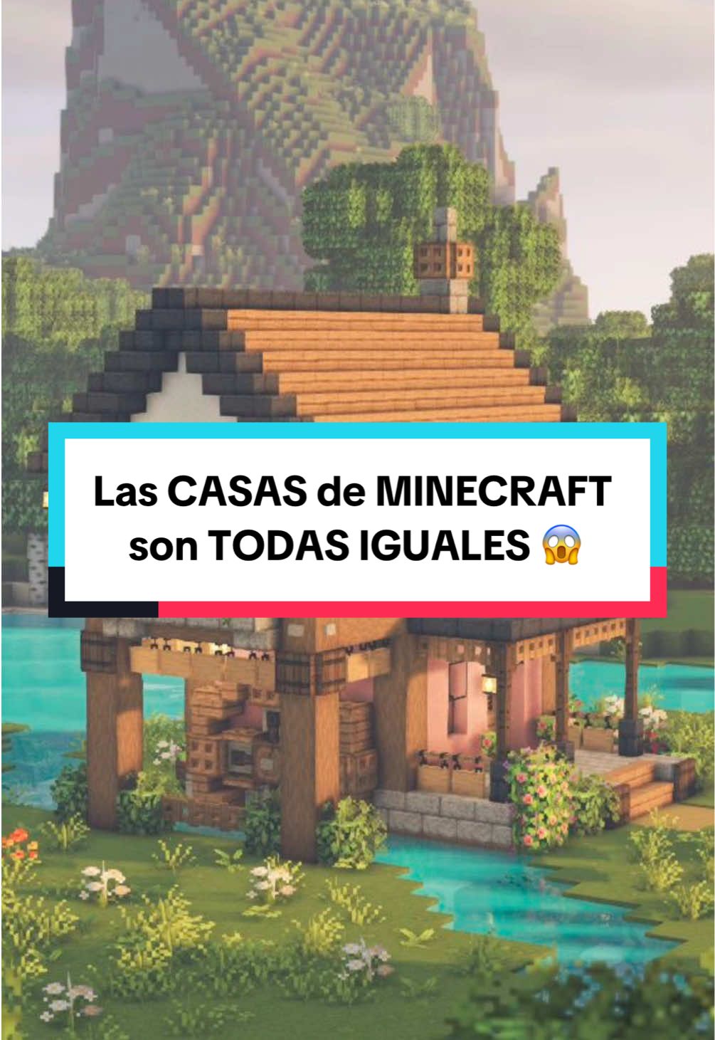 ¿Por qué las casas de MINECRAFT son todas IGUALES? ⁉️🧐 #Minecraft #casaminecraft #casas #mc #arquitecto #degarfcraft 