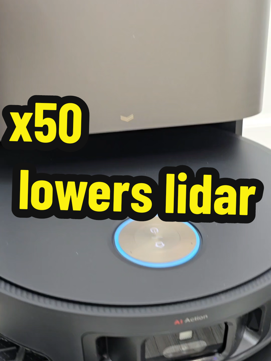 dreame x50 ultra robot vacuum and mop can rais and lower its lidar navigation #robotvacuum #justadadvideos #dreamex50ultra #new @DreameUS 