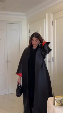 FANCY ORANGE-BLACK BLAZER ABAYA #453 🍊 #rav_abaya #عبايات_راف 