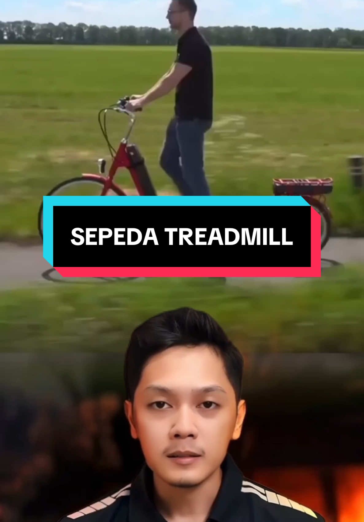 Ada sepeda unik yang sekaligus berfungsi sebagai treadmill saat dikayuh Tapi bagaimana ya cara kerjanya Yuk, kita simak faktanya #faktaunik #teknologimasaKini #kamuharustau #viral #viralvideo #shintaeyong #fypシ #fyp #funfacts 