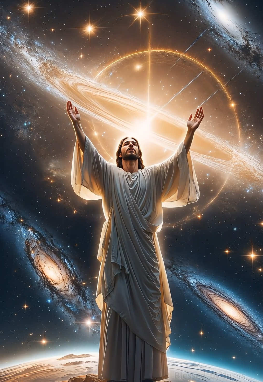 #jesus #jesuslovesyou #foruyou The transition of the universe from decay to revival.Jesus is God!!!!