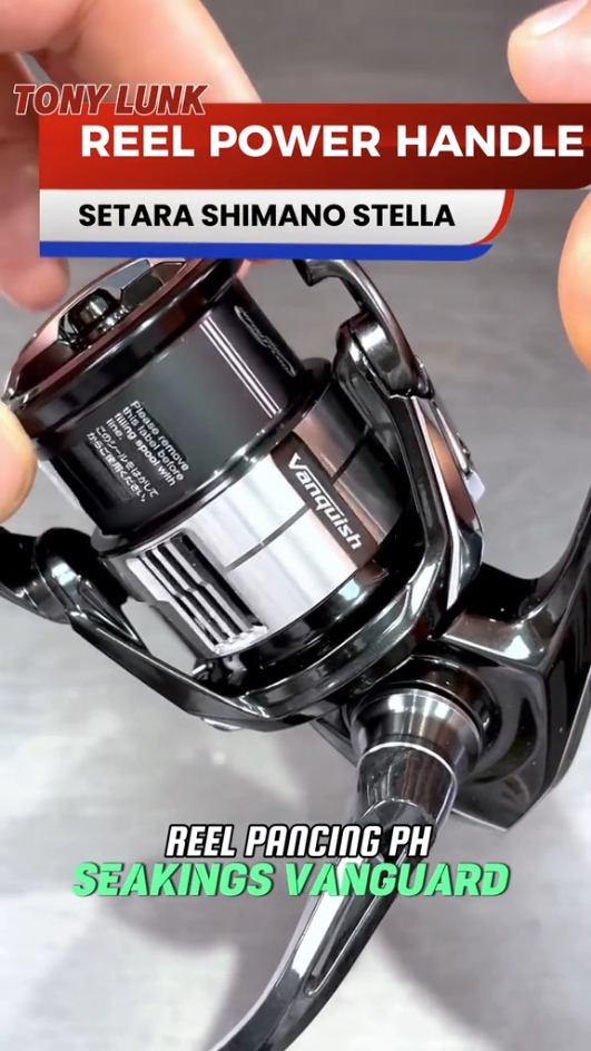 Seakings Vanguard Reel Katrol Gulungan Pancing Power Handle Yang Mirip Shimano Stella #reelpancing #katrolpancing #alatpancing #seakingsvanguard #reelpowerhandle