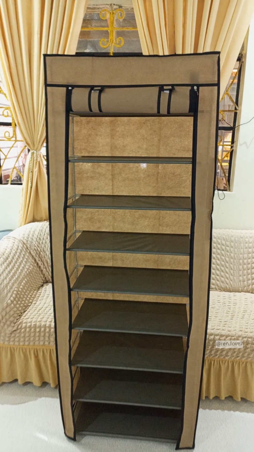 shoe rack with cover non woven  cover dustproof zipper shoe racks DOBETERS YG-028 10 Layers Shoe rack with cover dustproof nonwoven shoe cabinet dormitory storage #shoerack #shoerackwithcover #shoerackwithzipper #fypviral #tiktokfinds 