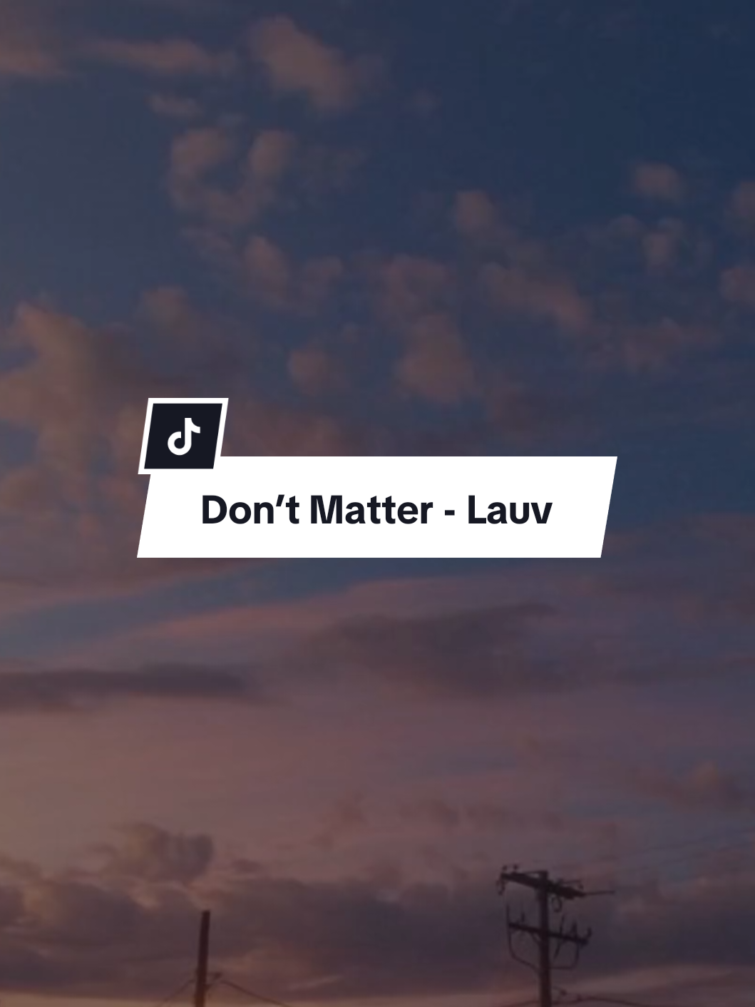 Don’t Matter - Lauv (MMsub)