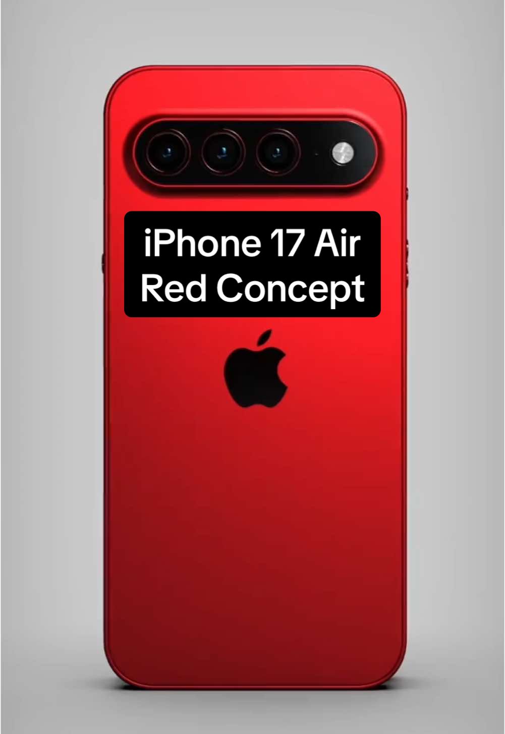 Anyone excited for the iPhone 17 (Air) in Red! We truly love this new iPhone 17 Concept! Your thoughts? #iphone17 #iphone17air #iphone17red #iphonerededition #iphoneconcept #iphone17concept #iphone17slim #iphone17promax #iphone2025 