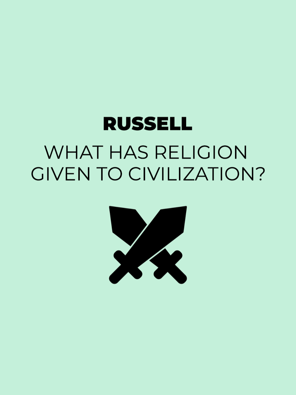 In 1929, Bertrand Russell wrote an essay called ‘Has #Religion Contributed Anything Useful to Civilization?’ where he argued that religion has been a source of ‘untold misery to the human race.’ Russell lists all of the various ways in which he thinks religion has damaged both society and the individual. Russell admits that religion was useful in fixing the calendar and for Egyptian priests to chart the stars, but apart from that, it's been no good at all. For Russell, religion is defined by its disciples and organisations. It's not Jesus's teachings, but rather the various Churches. It's not the Buddha, but rather the #Buddhist priesthood that came after. Just as the Buddha laughed at his disciples for thinking he was immortal, #Russell thinks that modern #Christianity is a long way from Jesus' teachings. Russell argued that religion promotes and amplifies two of the darkest human impulses: fear and hatred. Russell thought that people turn to religion because they are scared of the natural world and of death, and they stay religious because they're scared to leave. But Russell also argued that the distinction between ‘righteous’ and ‘unrighteous’ and ‘good’ and ‘bad’ is the source of so much hatred. He said this is how the ‘herd justifies itself in wreaking punishment upon the objects of its own dislike.’ It's sanctified violence. As Russell puts it, this is the ‘psychology of lynching. The conception of righteousness is to afford an outlet for sadism by cloaking cruelty as justice.’ Russell pulls no punches in his essay, but is he right? What do you think religion has contributed to society? #philosophy #atheism