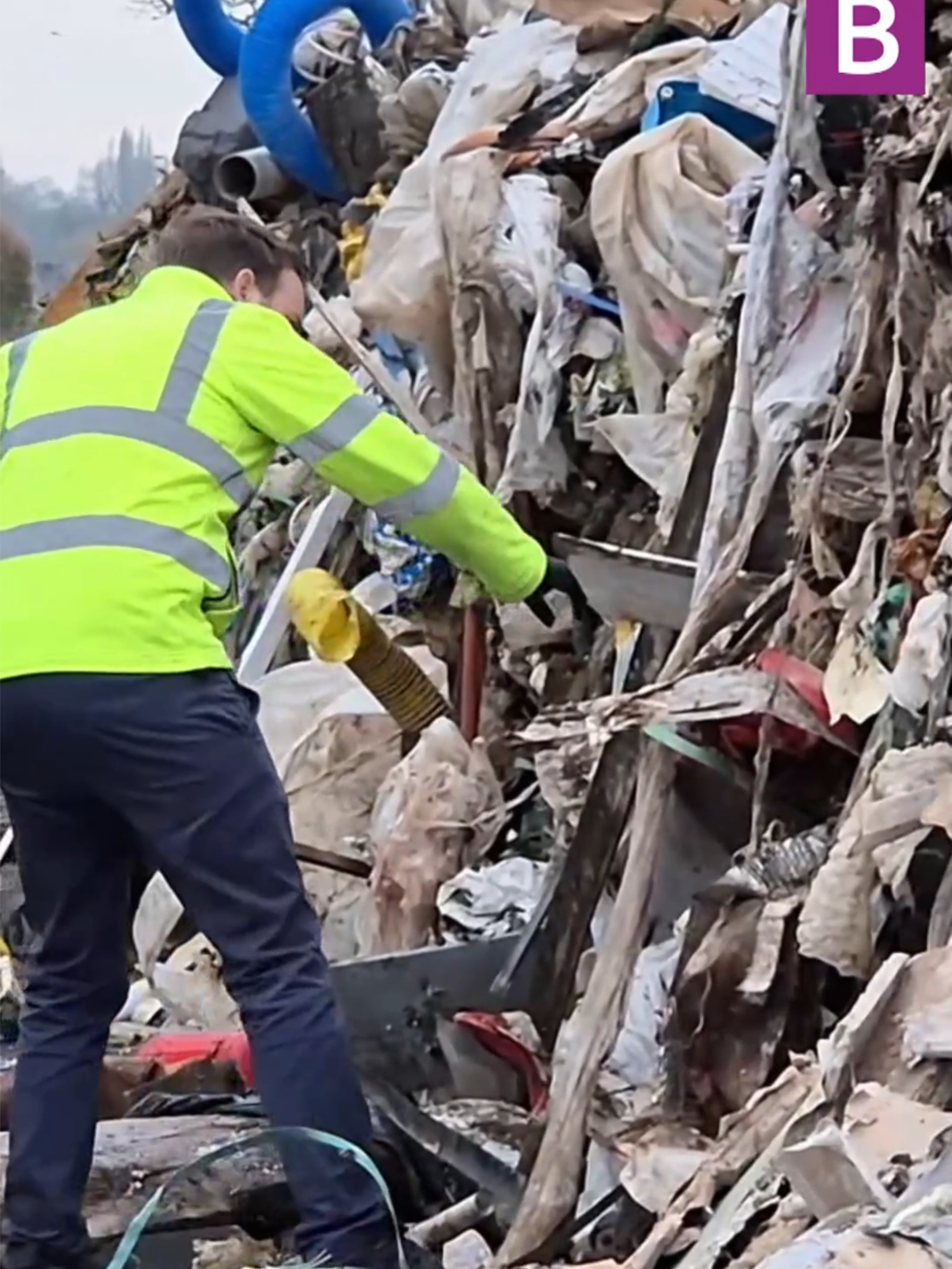 Homes and businesses have been left isolated after fly-tippers dumped a mountain of industrial waste on a rural road. Residents and firms based off Watery Lane on the outskirts of Lichfield are stranded after the huge piles of rubbish were left in the early hours of Sunday (Jan 20). #news #birmingham #westmidlands #police #crime