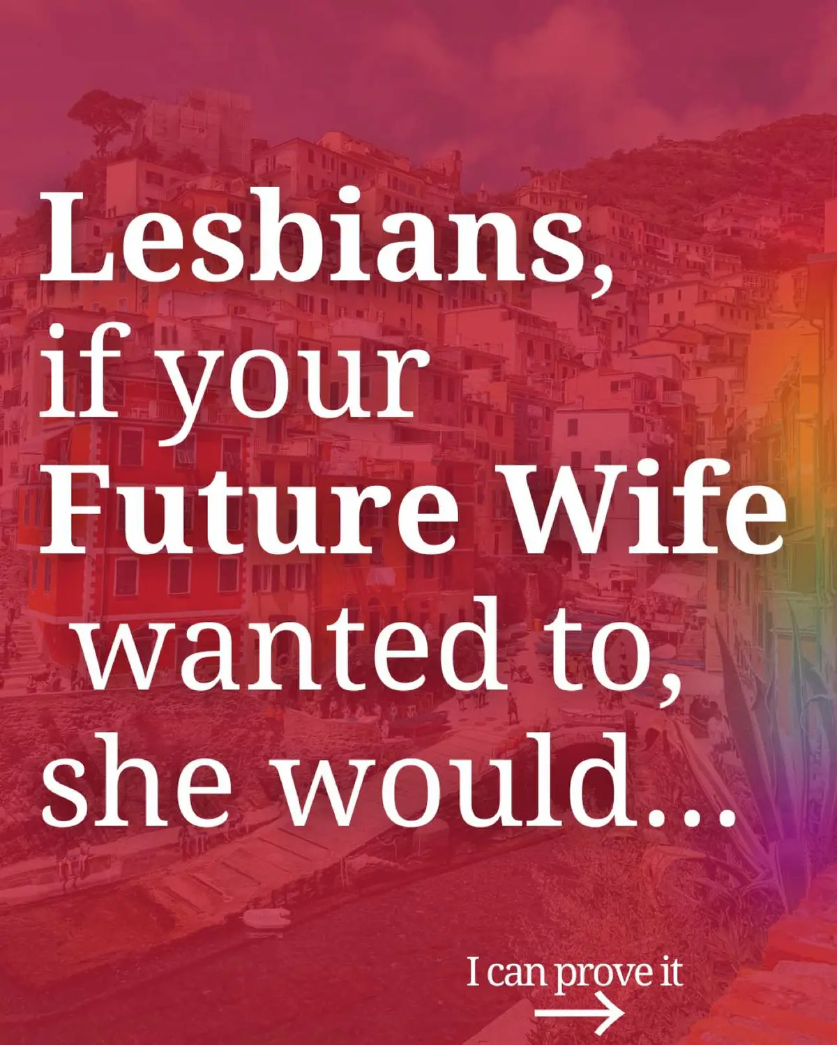 🏳️‍🌈If she wanted to, she would. Your Future Wife™ will. 🫖  ❤️It’s that simple. #wlw #lesbiandating #wlwdating #LoveIsLove #dearfuturewife