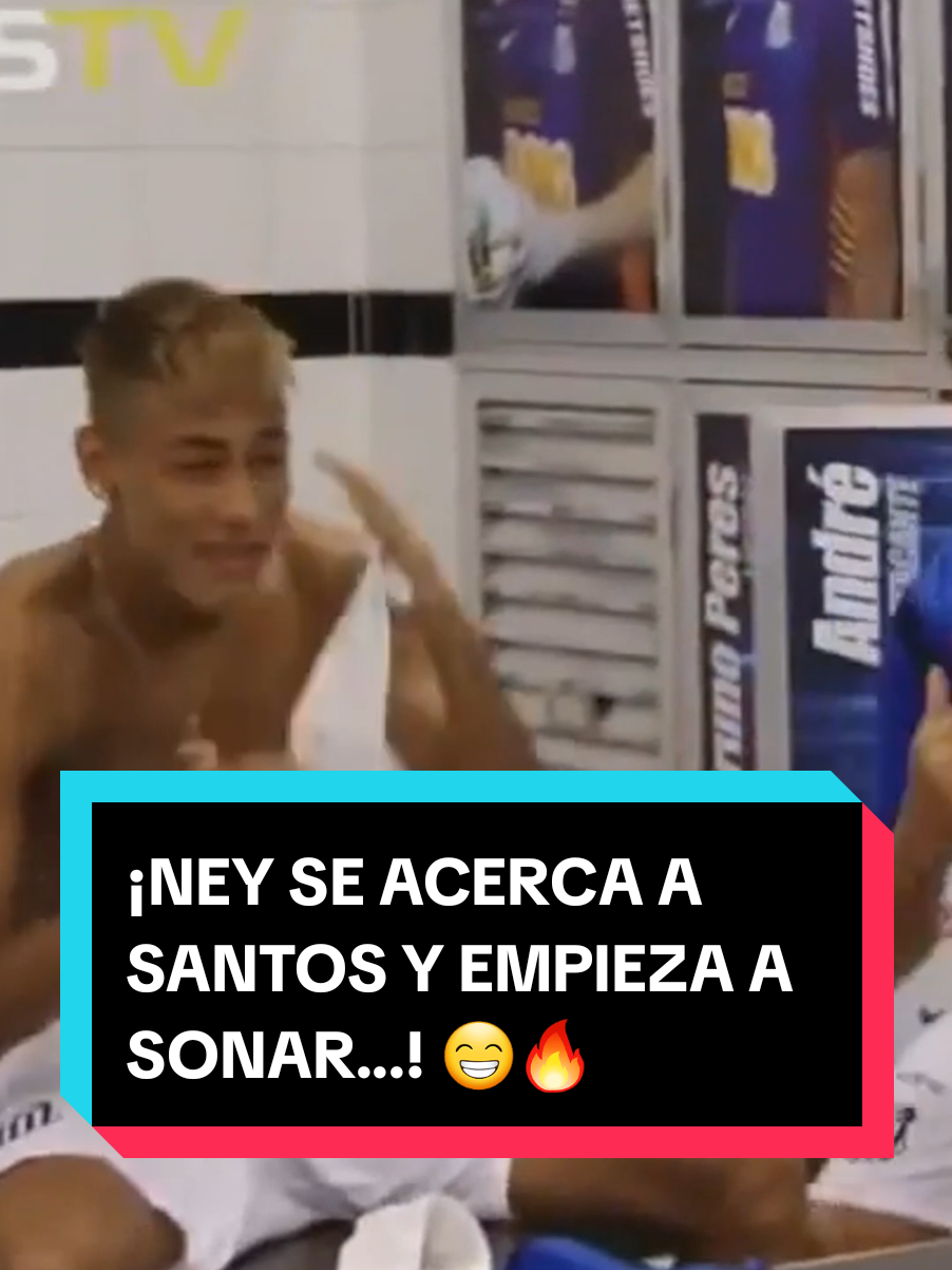 ¡PERO QUÉ VIDEAZO! 😁🔥 #Neymar se acerca a #Santos y cómo olvidarse de este videón bailando con el #Patito Rodriguez  📽: @Santostvoficial en YT  #TikTokDeportes 