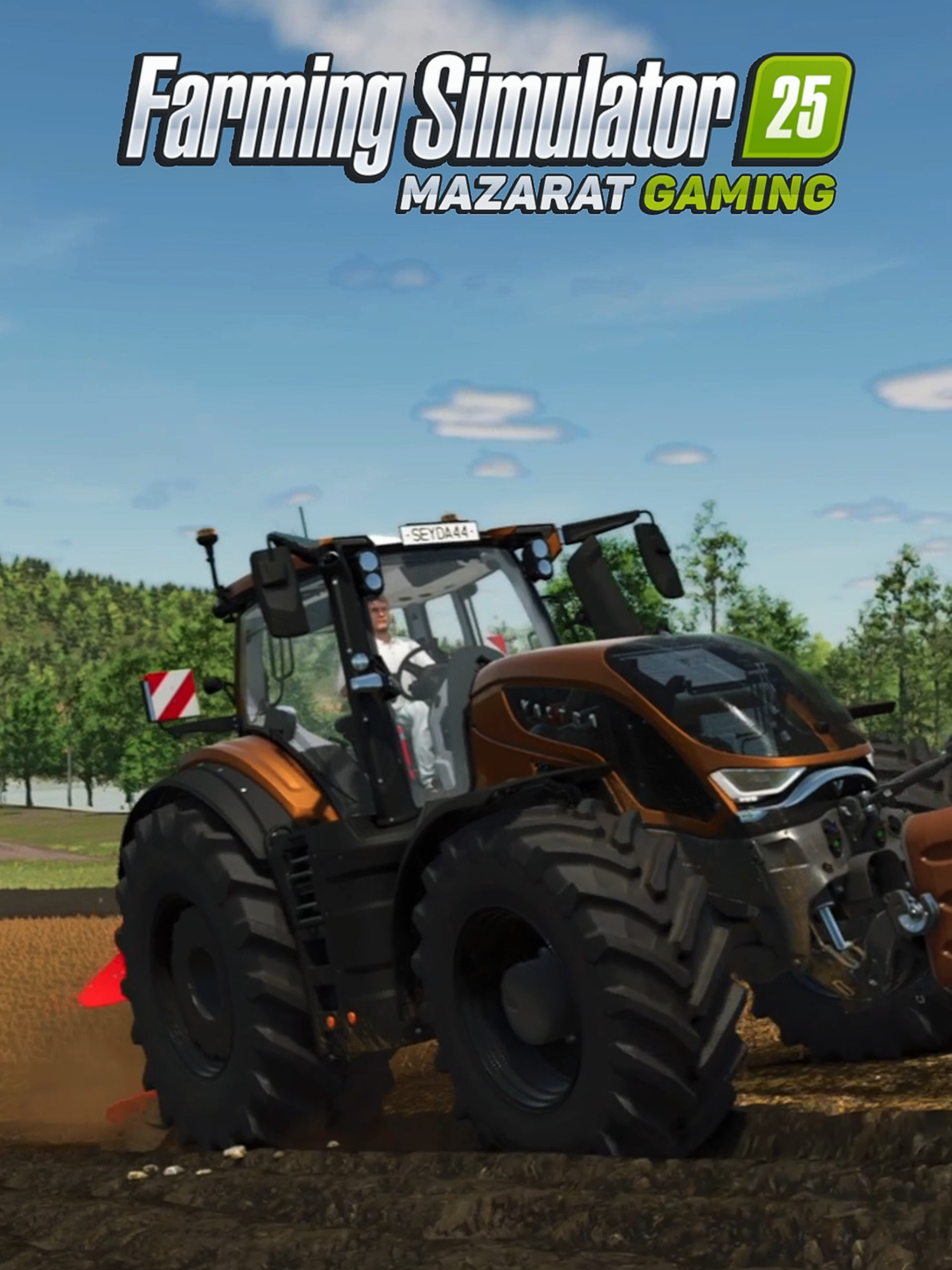 Plowing with Valtra S461 in Zielonka | Farming Simulator 25  #Plowing #Valtra #Zielonka #FarmingSimulator25 #tractor