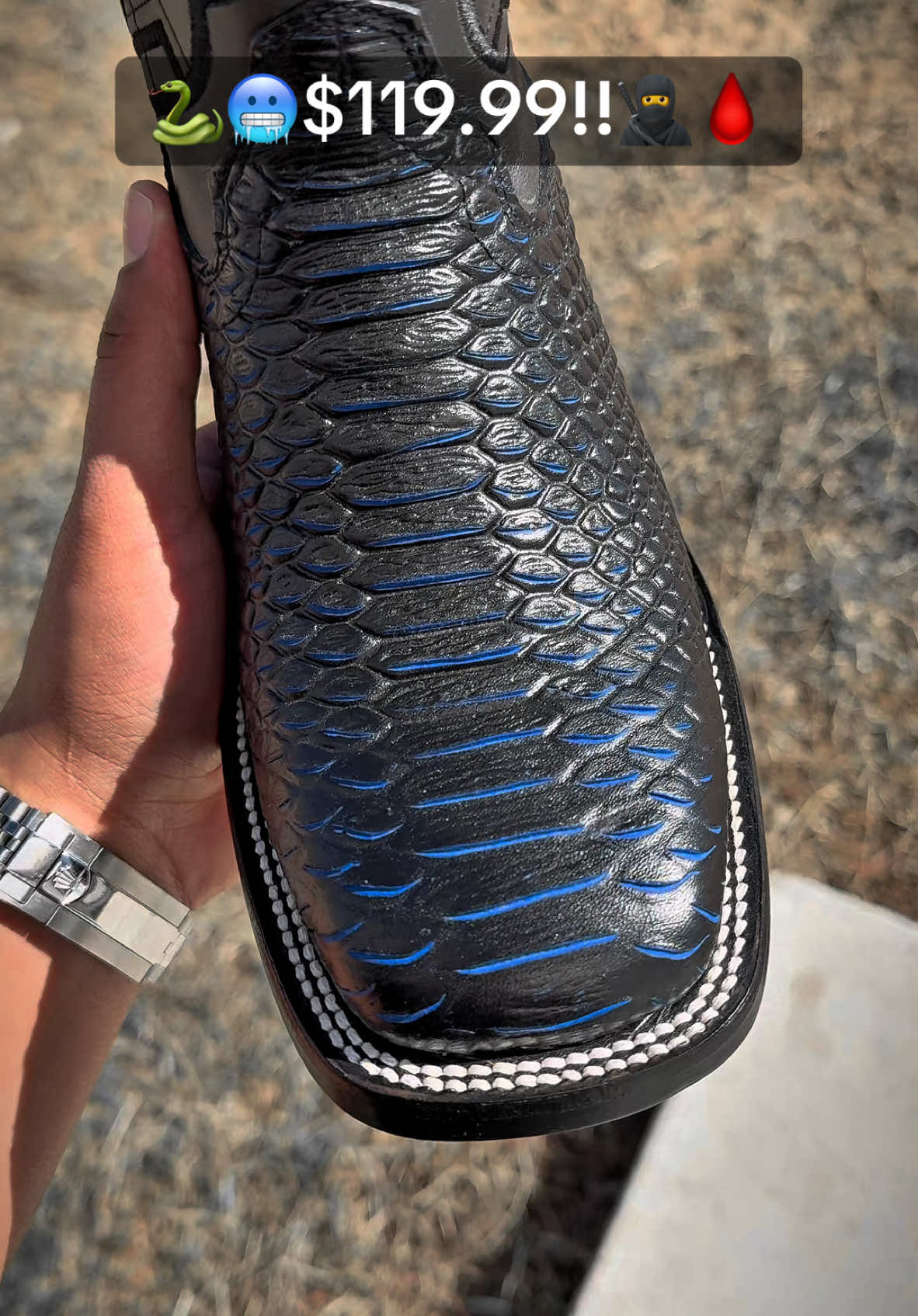 A Closer Look At Our Royal/Blue Pythons For ONLY $119!!🐍🥷🥶🩸 #texasbootranch #texasbootranchboots #belico #trending #fashion #texas #fypシ゚viral🖤tiktok  #fyp #exclusive #cowboyoutfit #cowboyboots #boots #botasvaqueras #westernwear #suelaroja #redbottoms #python #fypシ #fypシ゚viral #fyppppppppppppppppppppppp #paratiiiiiiiiiiiiiiiiiiiiiiiiiiiiiii 