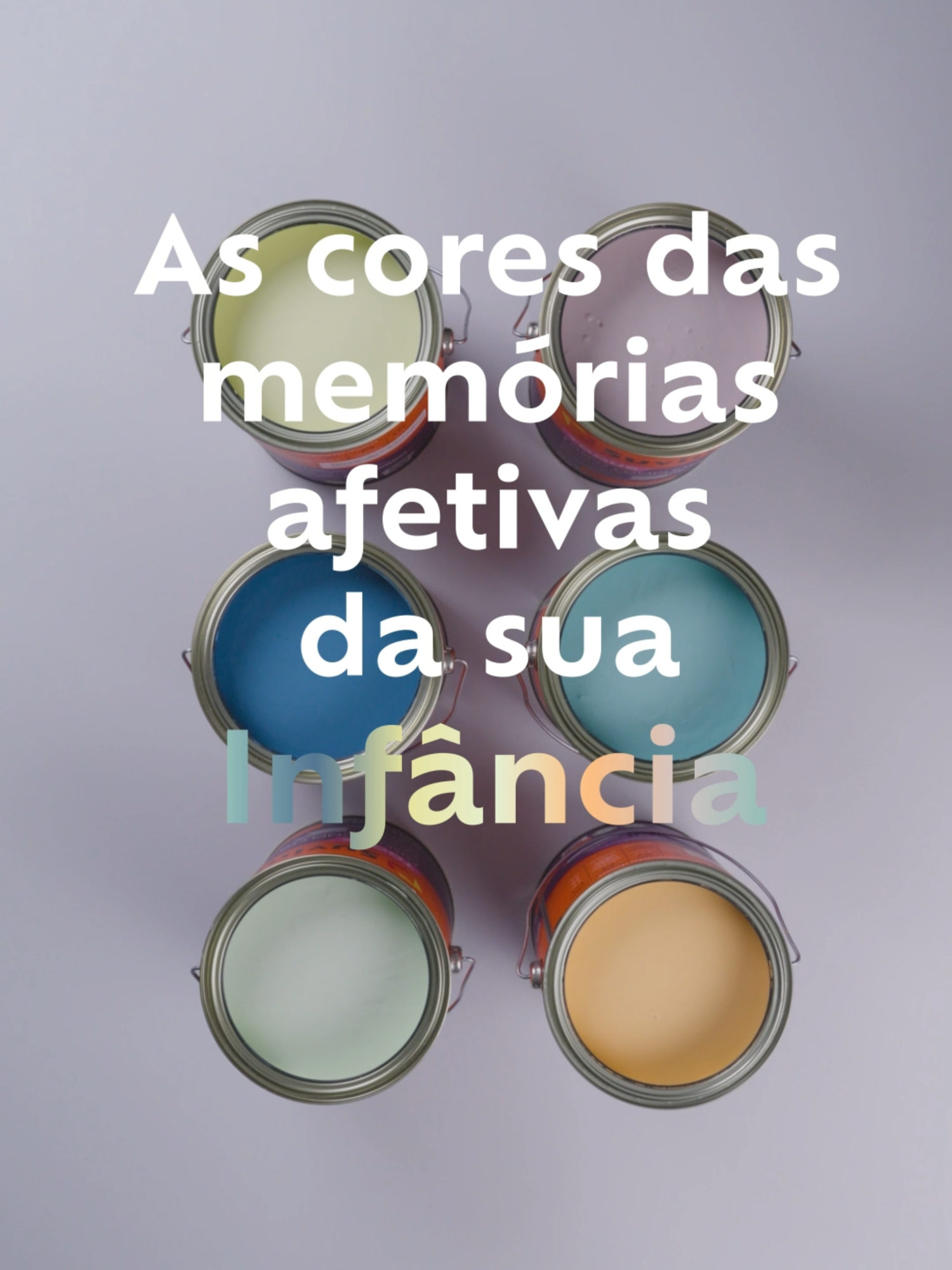 Que gostinho de infância… Memória afetiva da criançada desbloqueada 🔓 Co(R)existir é existir nas cores das suas memórias afetivas. Cada sentimento é uma oportunidade de colorir o tempo com afeto e viajar nos instantes. Comenta aqui qual seria a paleta da sua memória afetiva 👦👧🎨 #cores #corexistir #infância #suvinil