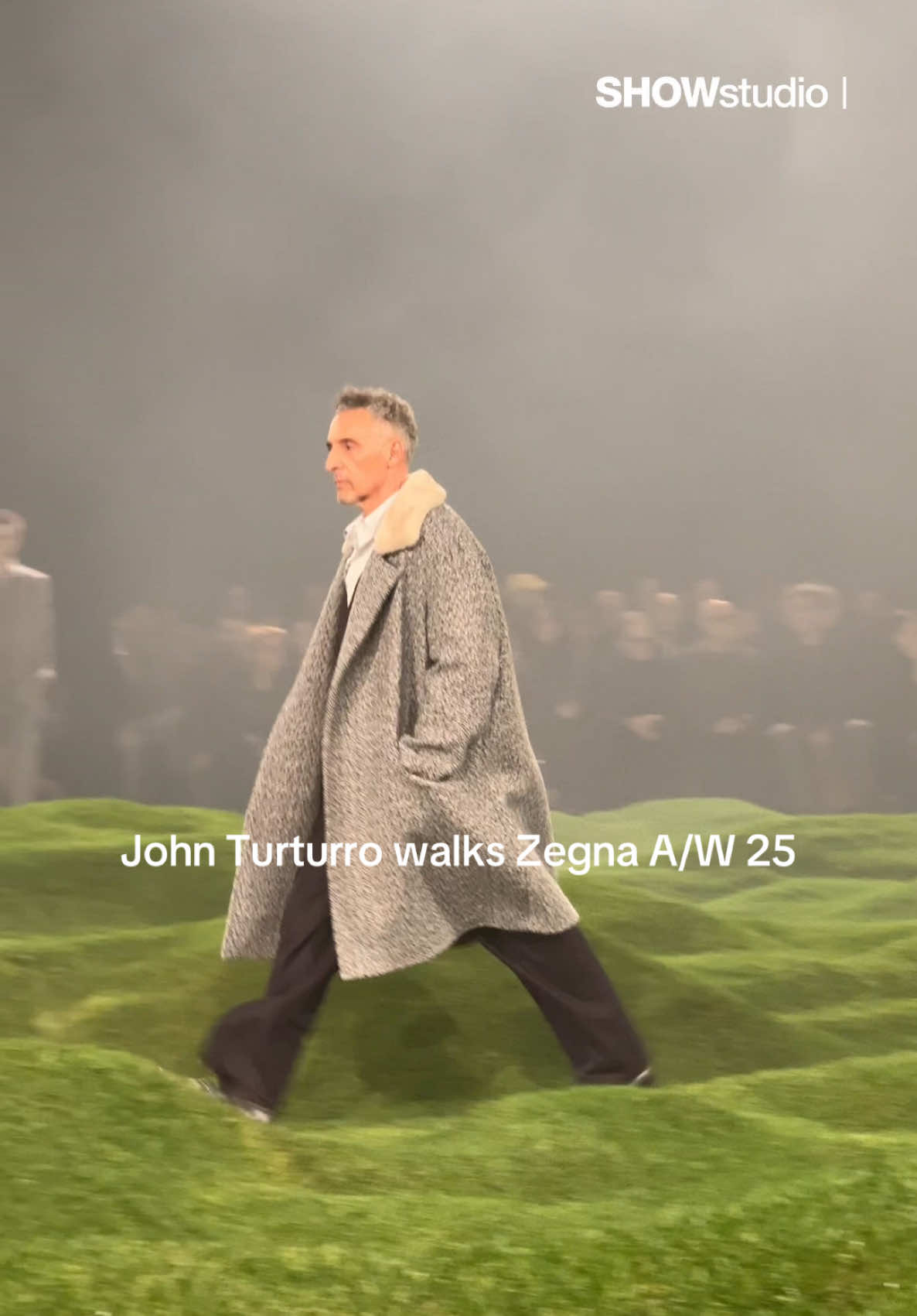 Severance from Milan Fashion Week! Ciao  #zegna #johnturturro #severance #mfw #walk #actor 