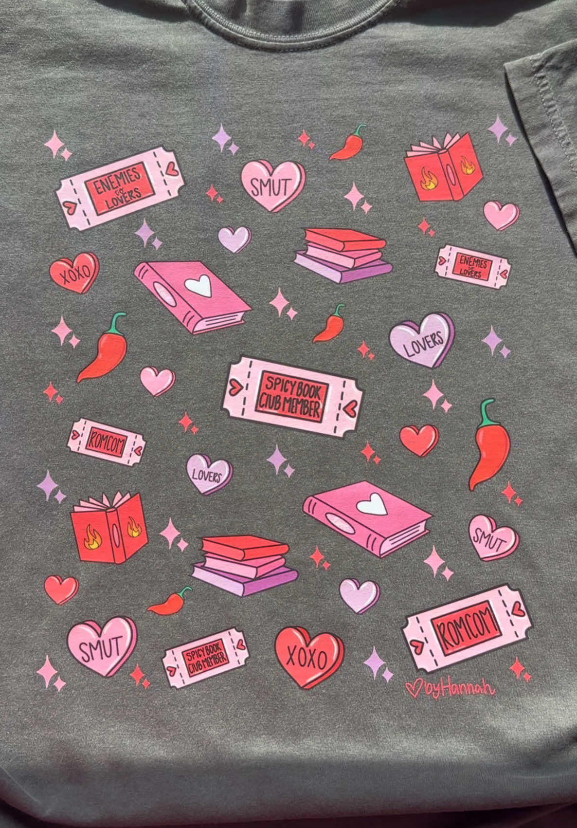 Need all of the smut & romance in your books?? I made the perfect thing for you!🩷🌶️💋🔥📚✨🥰 Tshirts & crewnecks now available! DM me to order yours!✨ Tshirts $27-$30 (Comfort Colors) Crewnecks $30-$33 (Gildan)  + shipping if needed💋  #fyp #foryoupage #SmallBusiness #BookTok #bookish #romancebooks #smuttok #readmorebooks #spicybooktok #artistsoftiktok #smallbusinessowner #shopsmall #comfortcolors #gildan 