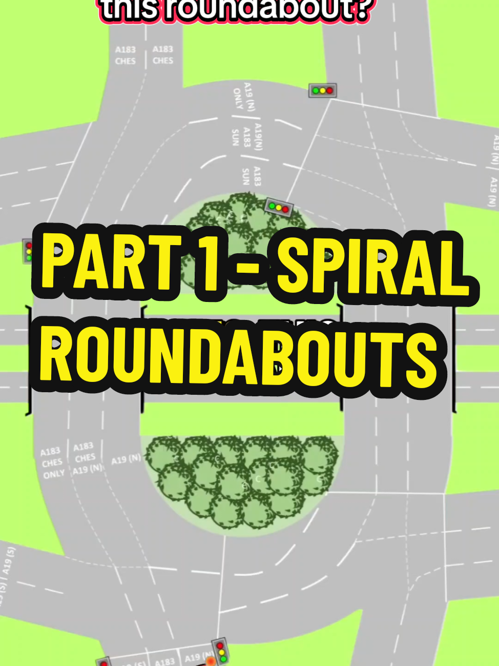 Part 1 | Spiral Roundabouts, are they easier than you think? Driving tips | Spiral roundabouts | Roundabouts | Driving lessons | Driving test | Theory Test practice. #SpiralRoundabout #RoundaboutTips #DrivingMadeEasy #DrivingLessons #LearnToDrive #UKDriving #theorytestpractice #driving #theorytest #theorytestuk #fyp   #drivingtest #roundabout #theory #drivingtheoryrevision #drivingtheorytest #theorytest #drivingtips 