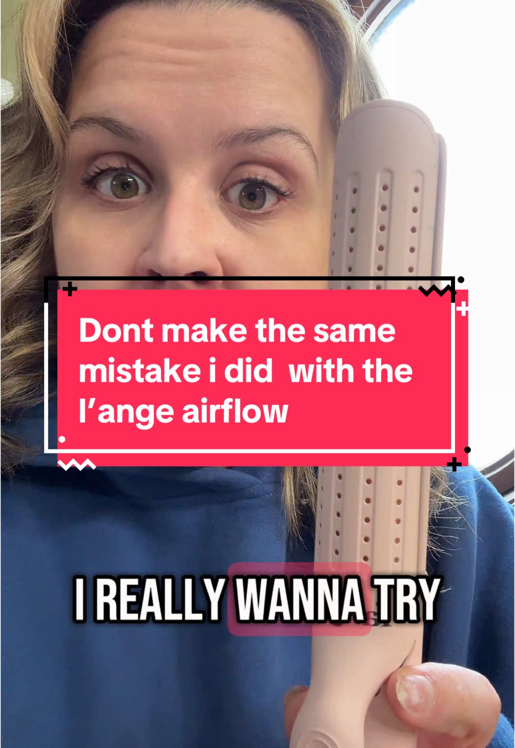 Seriously, don’t be like me.  #langehair #airflow #hairstyle #wavyhair #curlyhair #hairstyles 