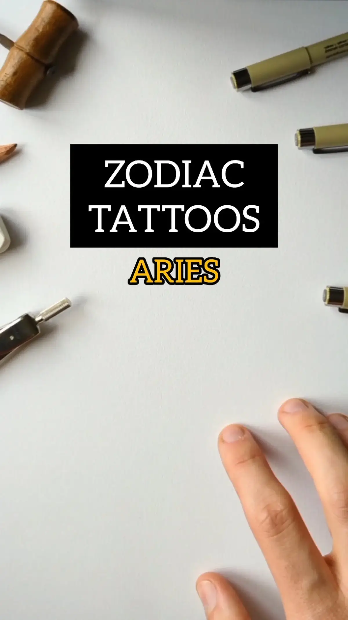 Aries Time!  . . . #zodiacsign #zodiac #tattoo 