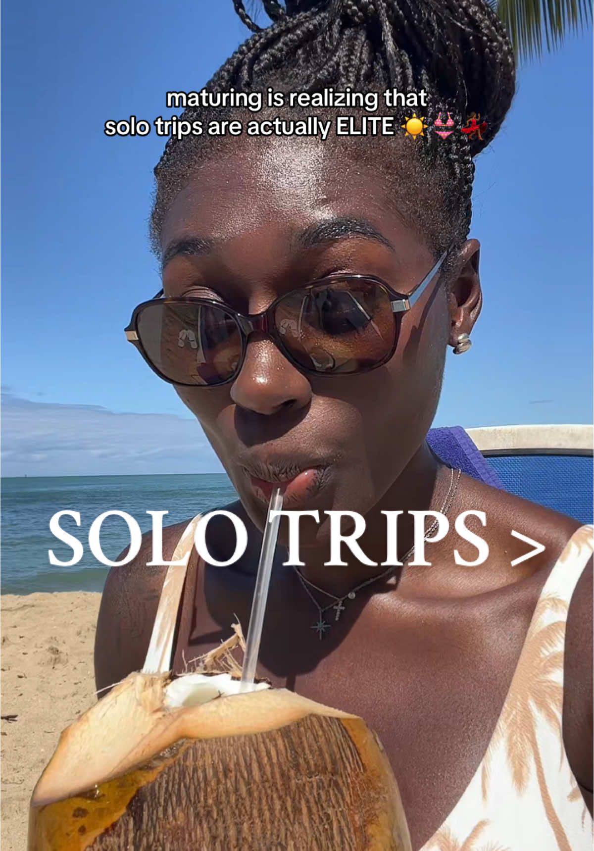 and I’ll do it again and again and again 😭 everyone needs to go on at least ONE solo trip in their life ❤️  #solotrip #solovacation #beachday #solotraveler #solotravelwoman 