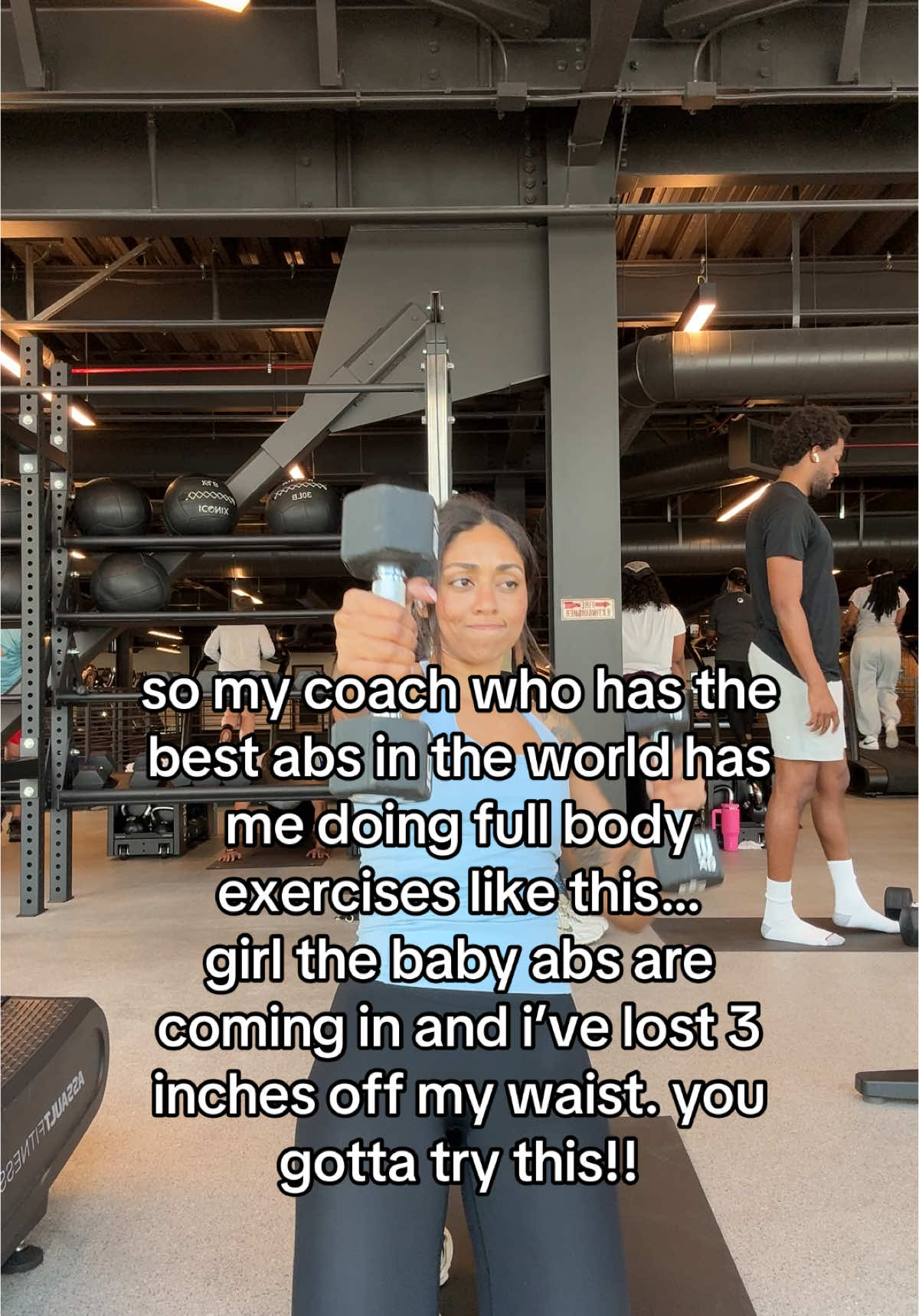 shared a fr33 week of my coaches workouts in b!0 #strengthtrainingforwomen #strengthtrainingforgirls #workoutmotivationforwomen #deepcore #howtogrowglutes #glutegrowthworkout #321trainingmethod 