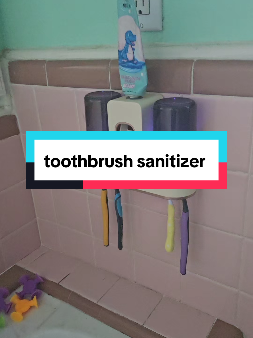 This is super important during sick season! #sanitize #toothbrush #dentist #germs 