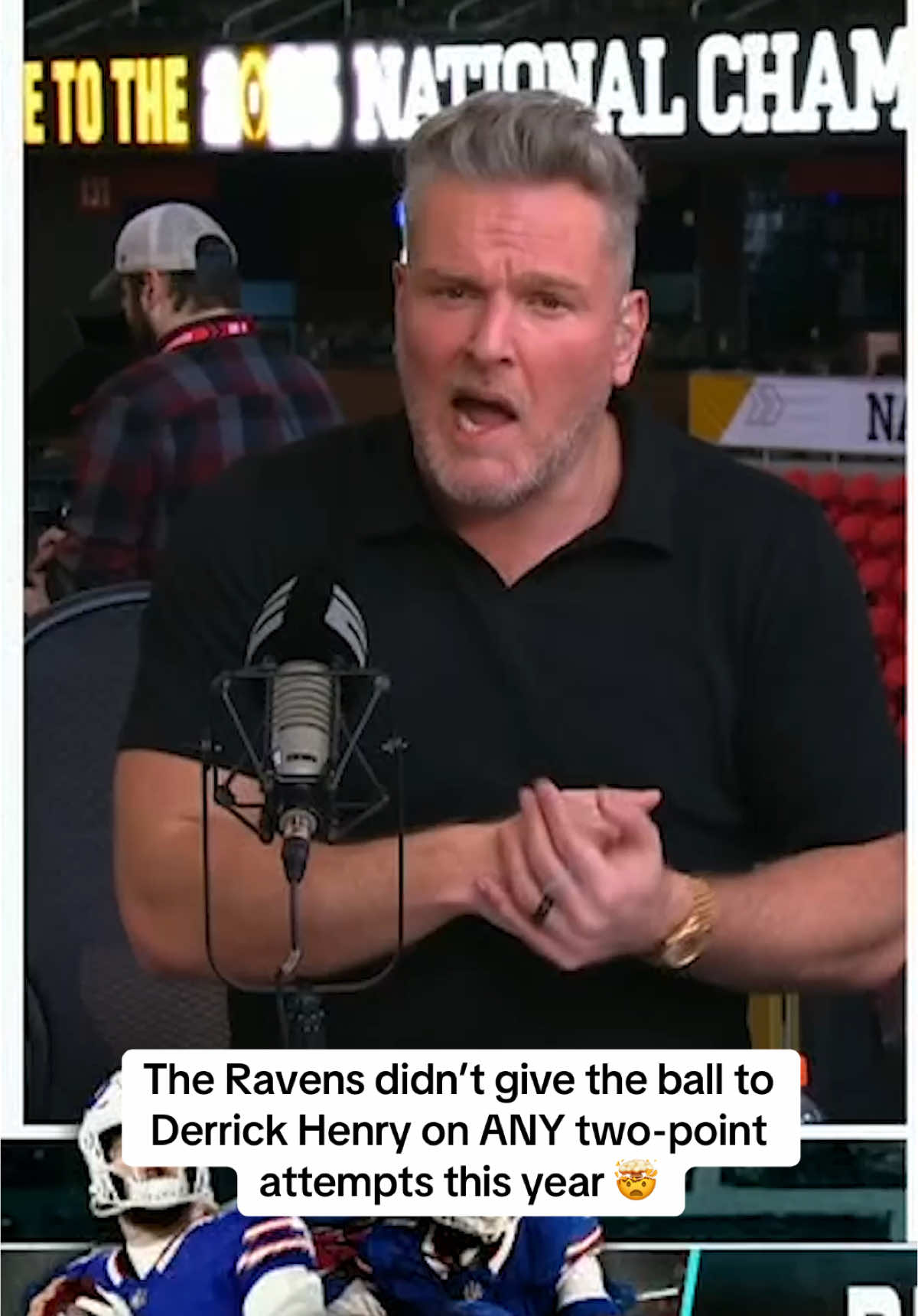 Did the #Ravens mismanage the two-point conversion? @Pat McAfee Show Clips #NFL #LamarJackson #DerrickHenry #Baltimore #playoffs 